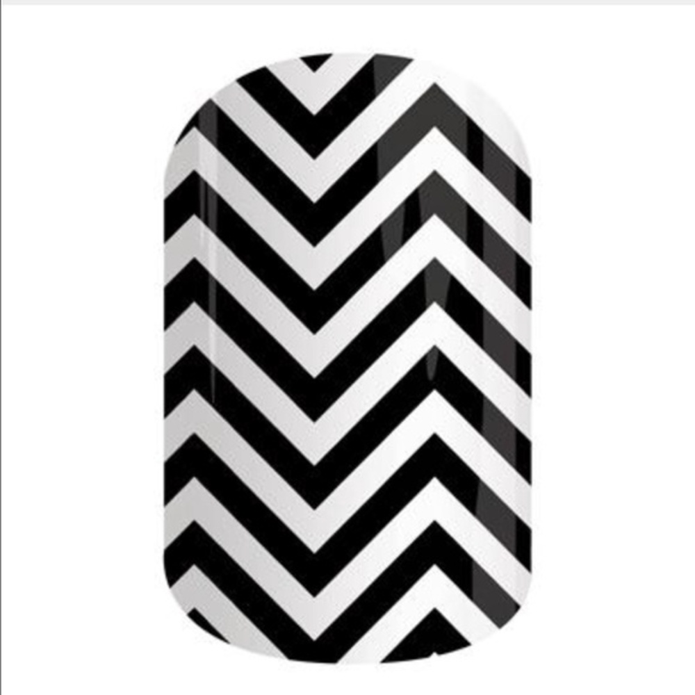 Jamberry Nails New Vinyl Sheet Heat Pressure Activated Wraps Chevron Design